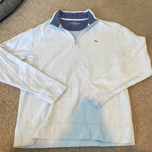 VINEYARD VINES light blue quarter zip